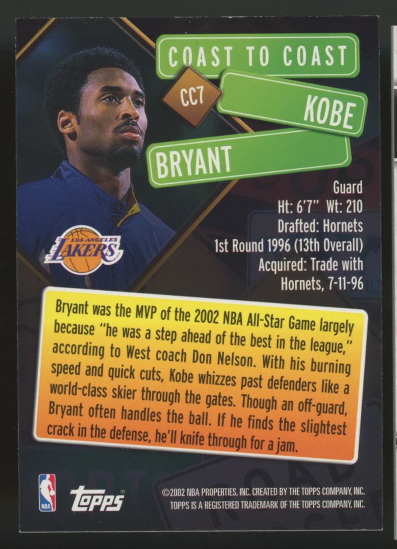 Kobe Bryant Coast to Coast