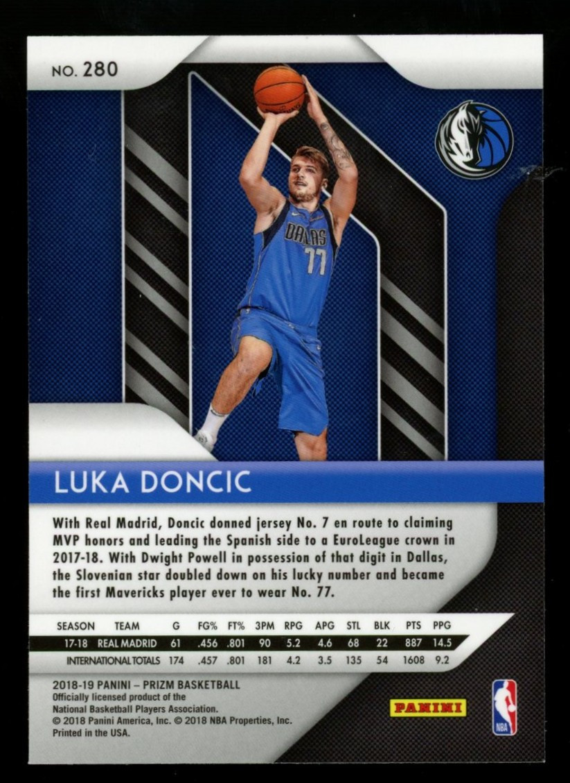 PSA10 ルカ・ドンチッチ 2018 シルバープリズム ルーキーカード PSA10