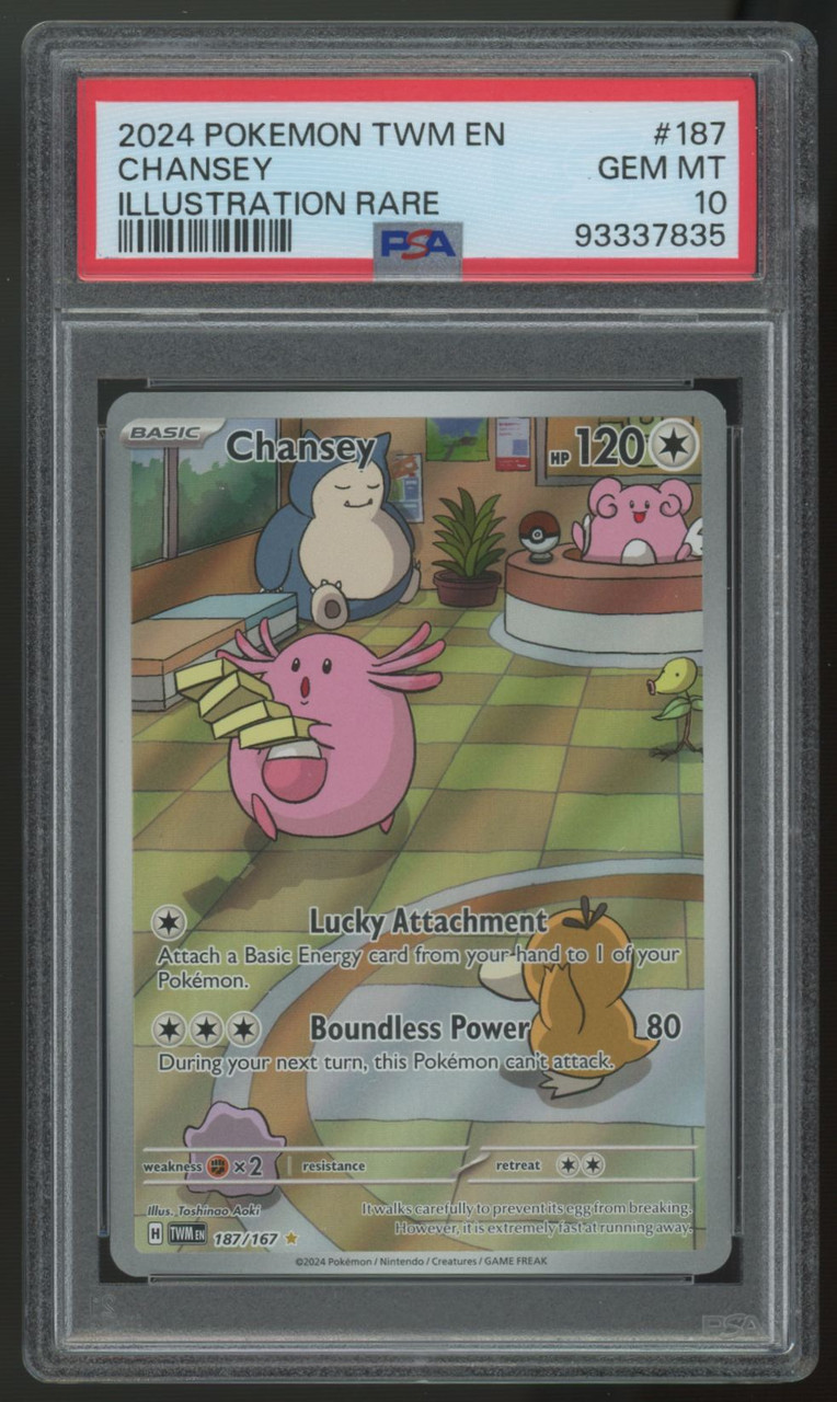 2024 Pokemon Chansey Twilight Masquerade Illustration Rare #187