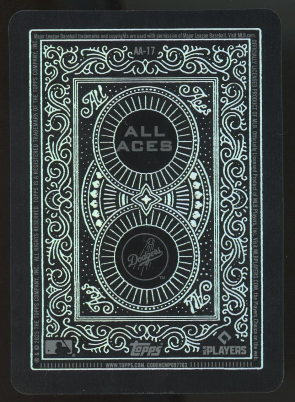 2025 Topps Series One Yoshinobu Yamamoto All Aces SSP #AA-17