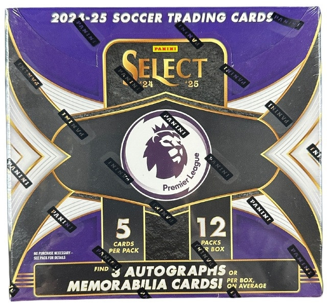 2024/25 Panini Select Premier League Soccer Hobby Box - Legends