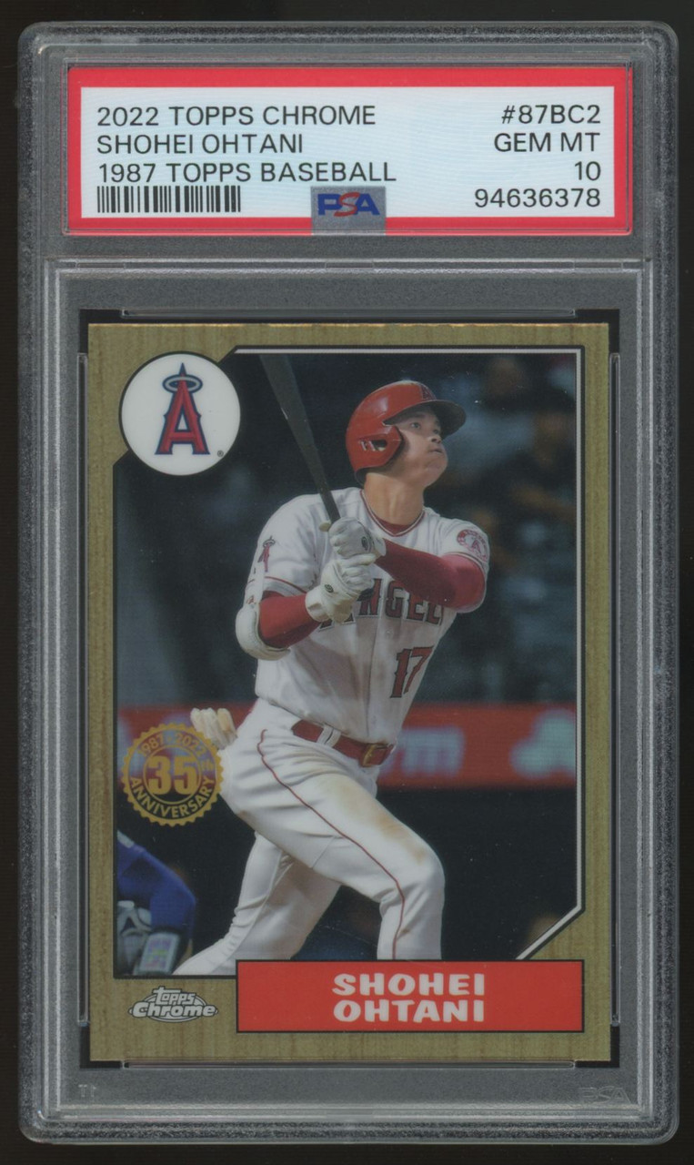 大谷翔平　topps chrome SHOHEI 2022 PSA10 2022 Topps Chrome Shohei Ohtani psa 10 レア】大谷翔平 2022 TOPPS
