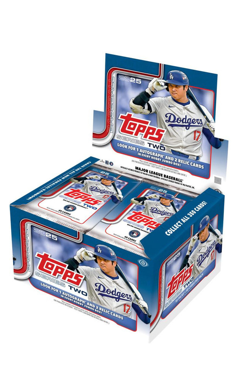 Topps - 【NEWリリース！】2025 Topps Baseball Series 2 2025 Topps MLB Baseball Series 2 Value Box (7 Packs) | GameStop