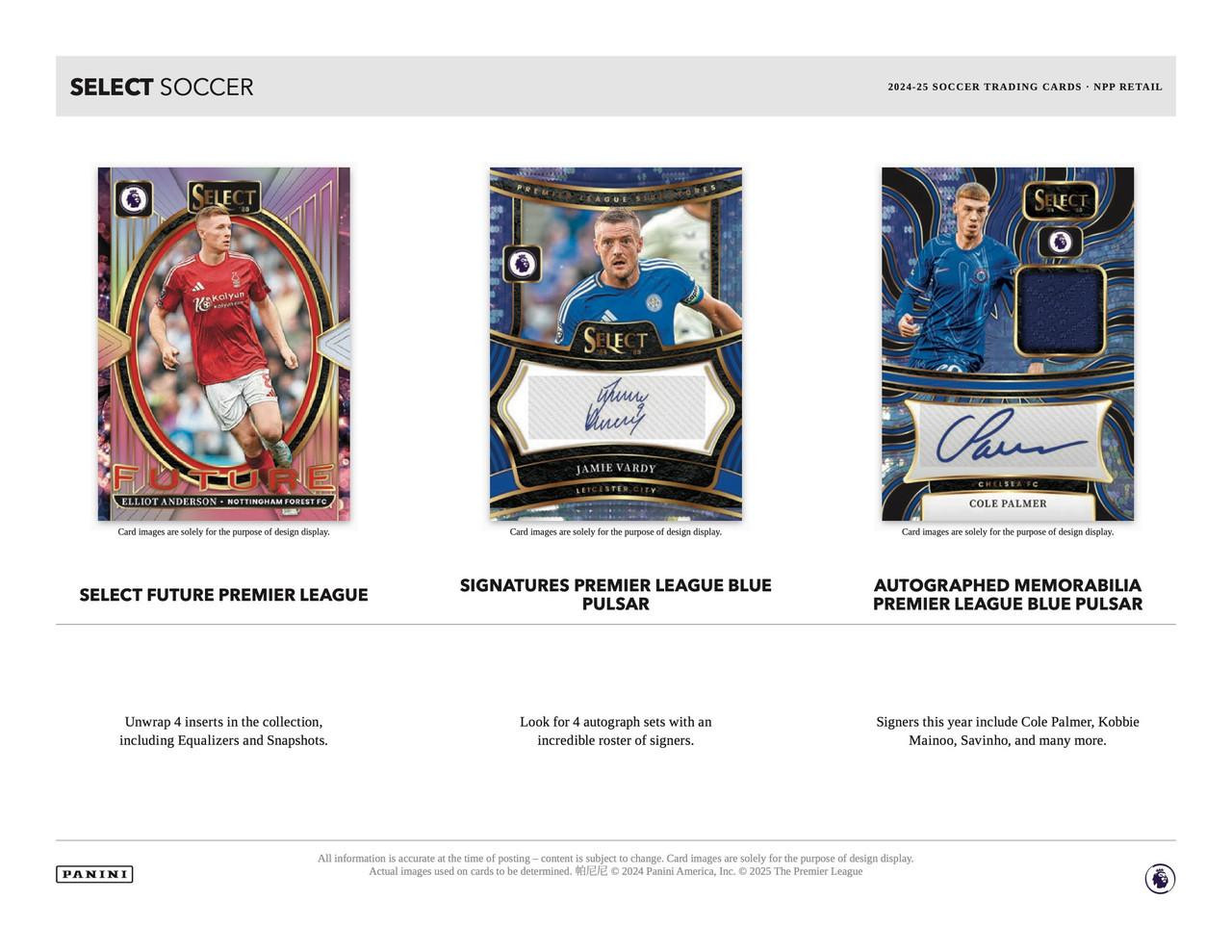 2024/25 Panini Select Premier League Soccer Hobby Mega Box