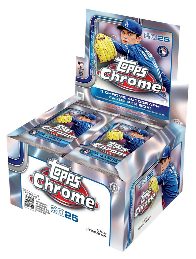2025 Topps Chrome Baseball Jumbo Hobby Box - Legends Fan Shop