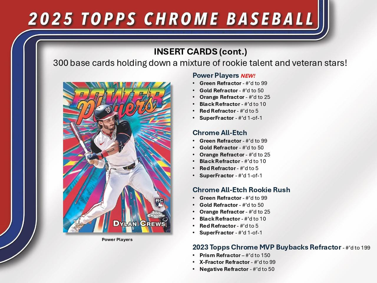 2025 Topps Chrome Baseball Jumbo Hobby Box - Legends Fan Shop
