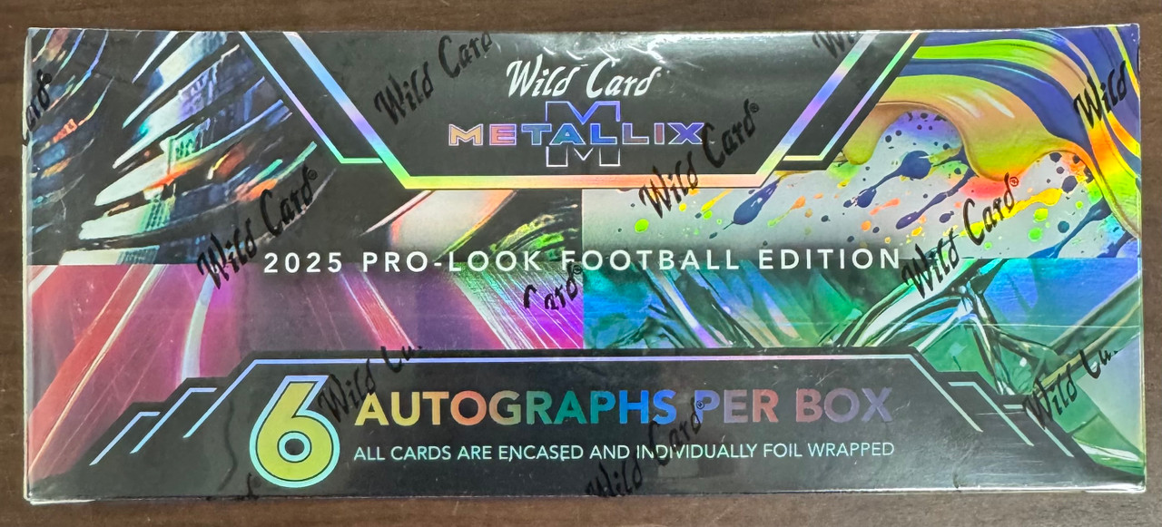 2025 Wild Card Metallix Pro-Look Football Hobby Box - Legends Fan Shop