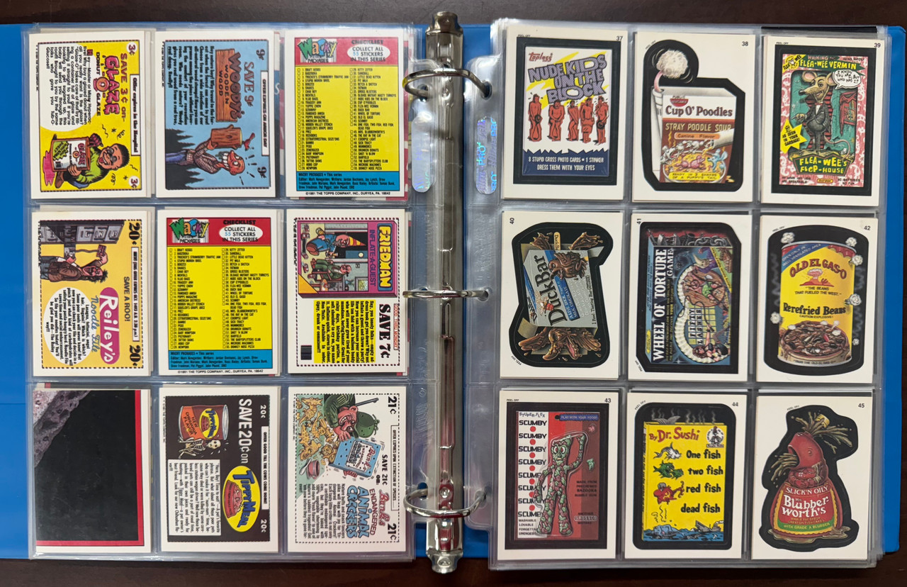 Topps Wacky Packages Card Sets, 1991, 2008 Series 1, 2018 Go To