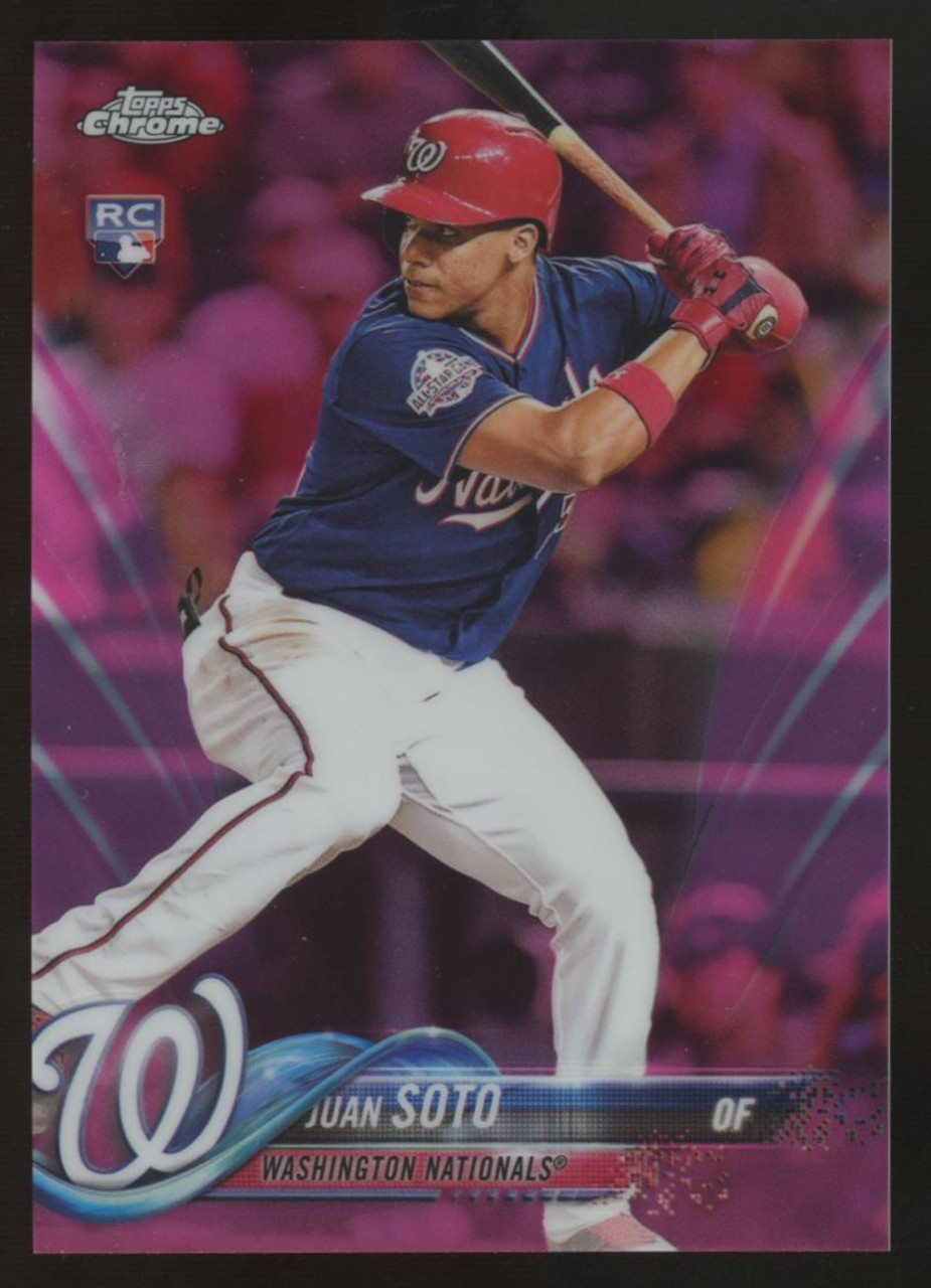 juan Soto rc refractor mlb カード フアンソト Juan Soto 2025 Topps Chrome #200 RayWave Refractor Price
