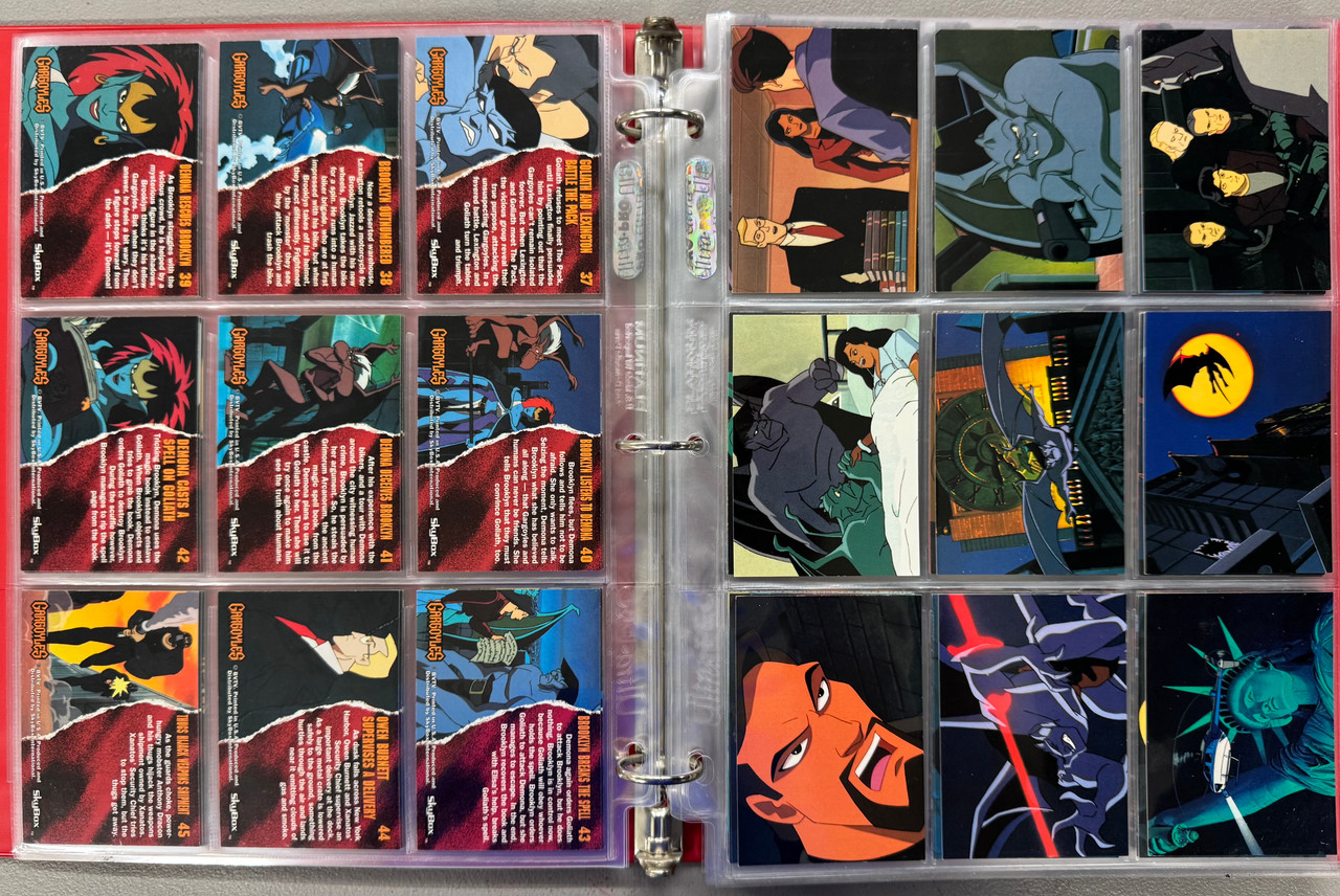 1995 SkyBox Gargoyles Series 1-2 Complete Card Sets W/ Inserts