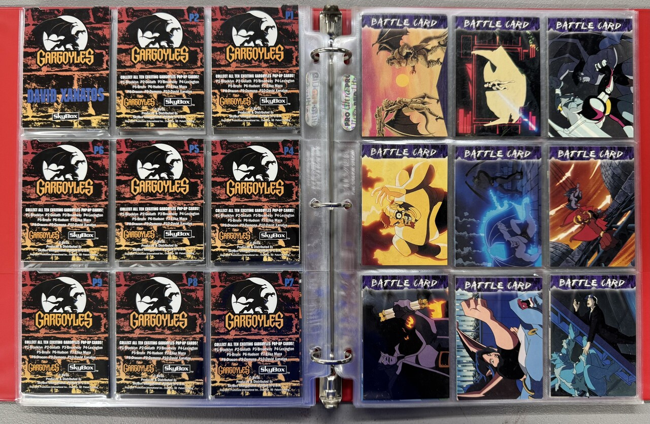 1995 SkyBox Gargoyles Series 1-2 Complete Card Sets W/ Inserts