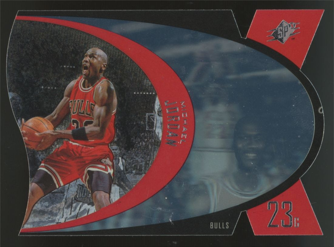1997-98 Upper Deck SPX Michael Jordan Promo Die-Cut #SPX5