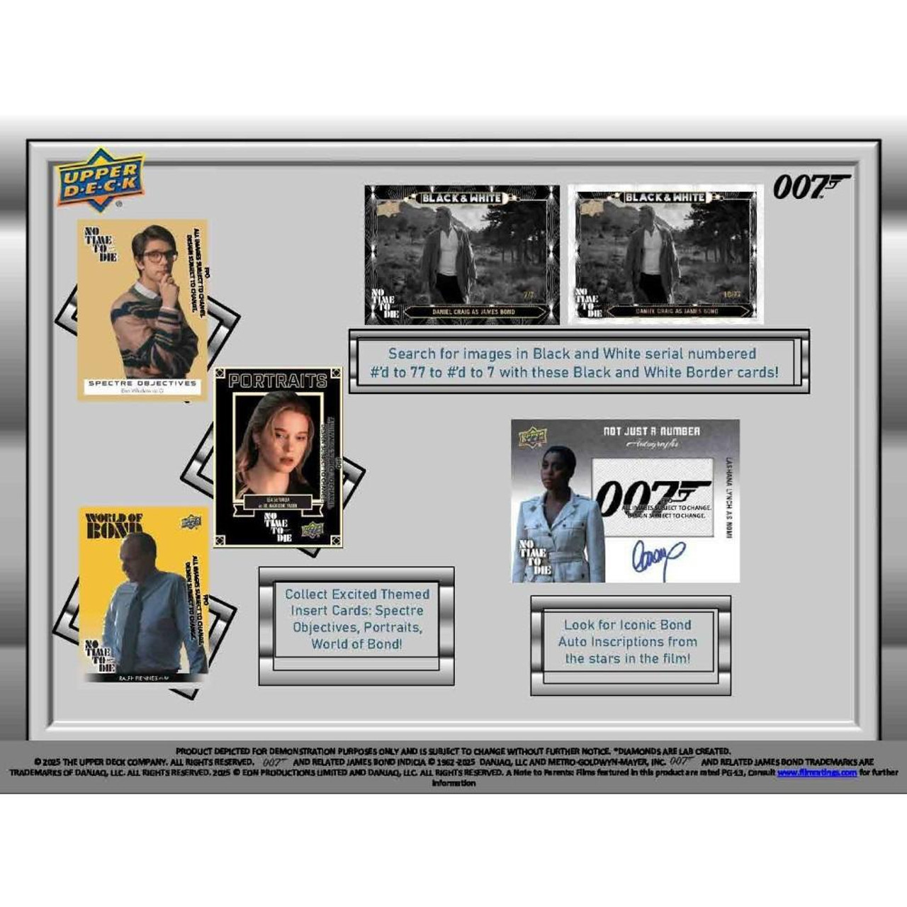 2025 Upper Deck James Bond No Time To Die Hobby Box