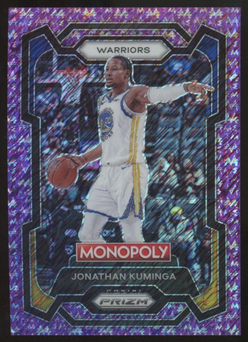 2023-24 Panini Prizm Monopoly Jonathan Kuminga Purple