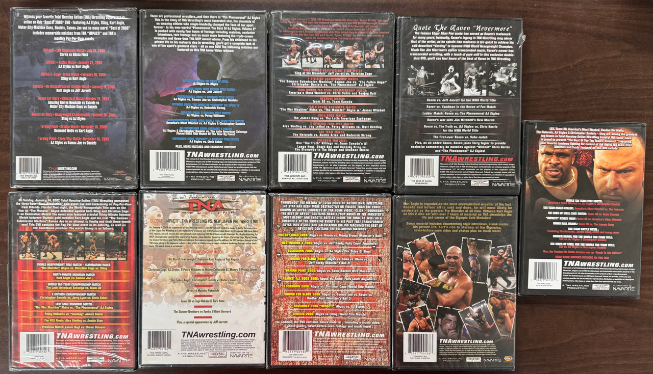 TNA AJ STYLES （AJスタイルズ）DVD COLLECTION Breaking: 12-Hour AJ STYLES DVD Collection To Be Released by