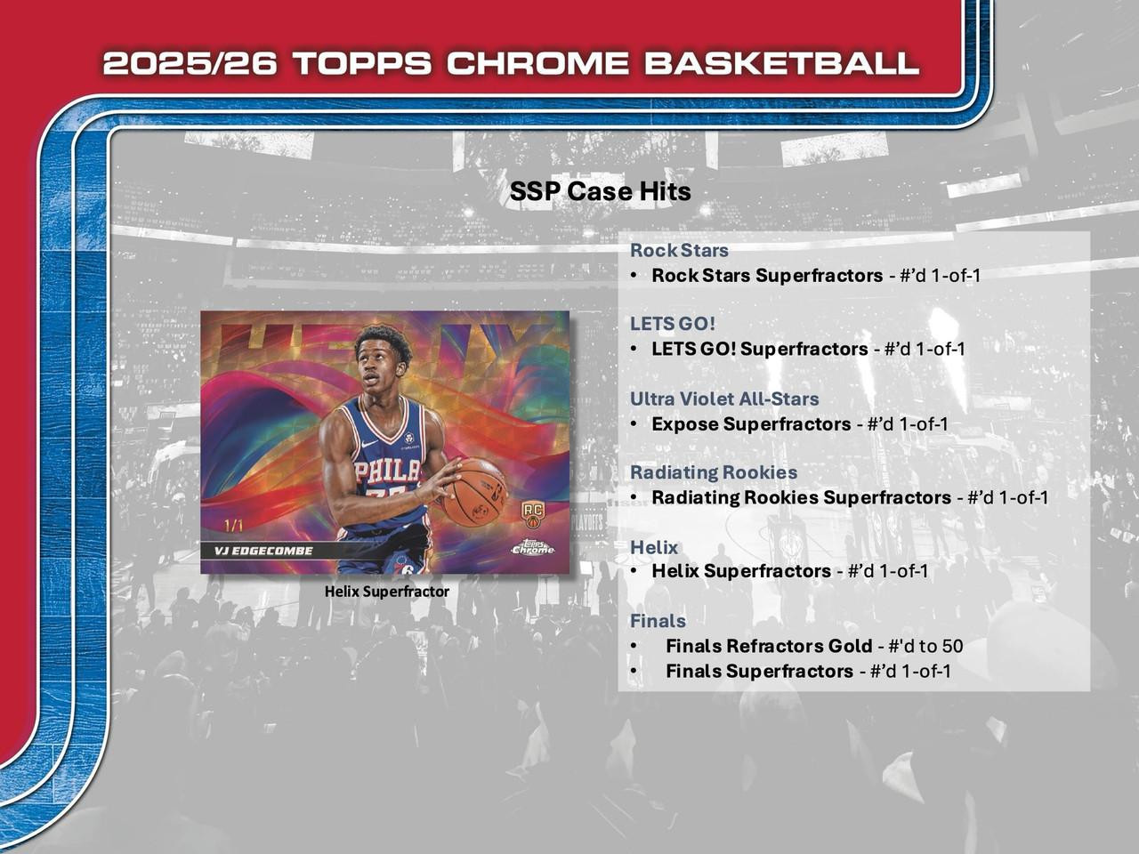 2025/26 Topps Chrome Basketball Hobby Box - Legends Fan Shop