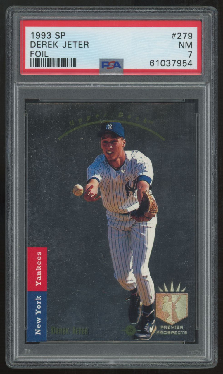 1993 デレク・ジータ　psa7 1993 Upper Deck SP Derek Jeter Prospect Foil #279 PSA 7 - Legends