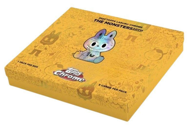 2025 Topps Chrome Labubu 10周年記念ボックス 1BOX 2025 Topps Chrome Labubu 10th Anniversary Hobby Box - Legends Fan Shop