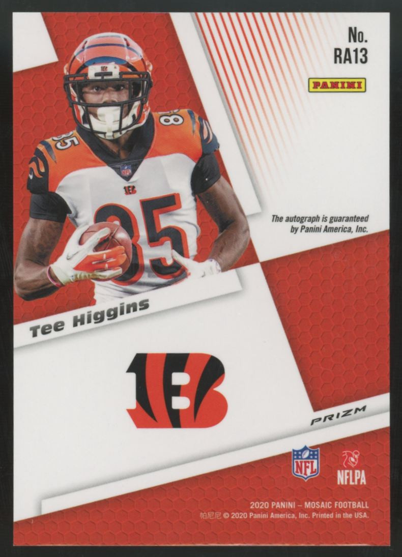 NFLカード Tee Higgins 世界1枚限定パッチカード含む3枚セット 2024 Score Tee Higgins #58 for sale | eBay