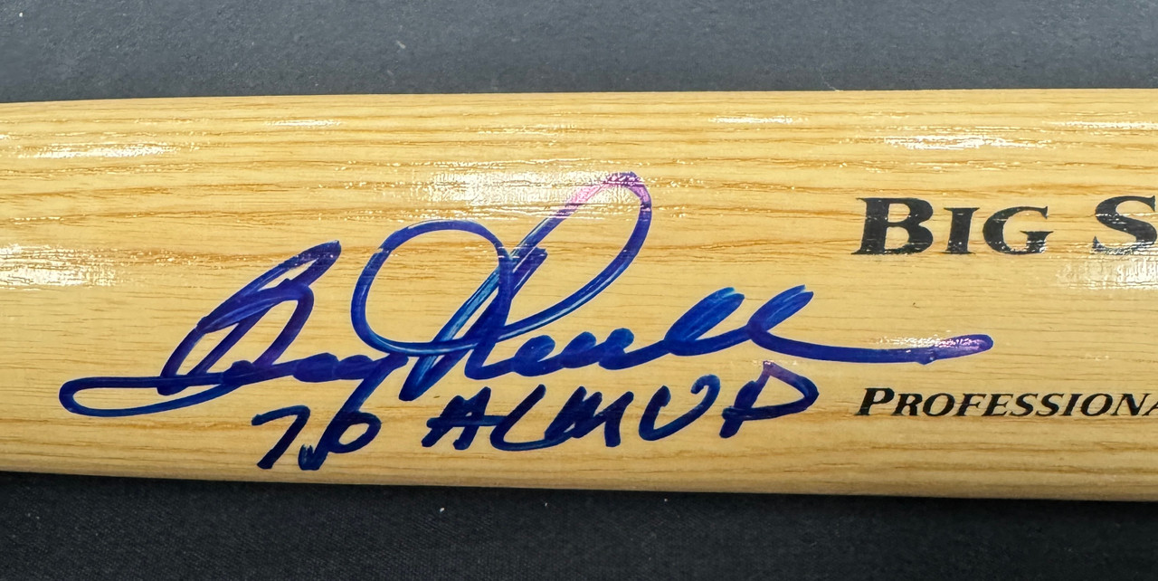 Boog Powell Signed Autographed Inscribed Rawlings Baseball Bat JSA
