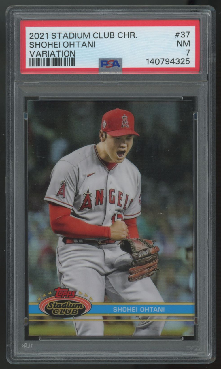 2021 Stadium Club Chrome Shohei Ohtani Variation #37 PSA 7 *325