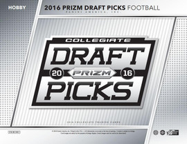 2016 Panini Prizm Collegiate Draft Picks Football Hobby Box