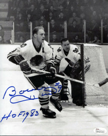 Bobby Hull Autographed Skating JSA 11x14 Photo