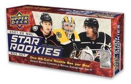 2021/22 Upper Deck NHL Rookie Box Set Hockey Hobby Box