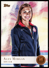 2012 Topps Olympics Alex Morgan Bronze RC #90