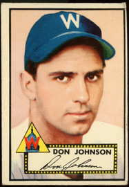 1952 Topps Don Johnson #190 VG