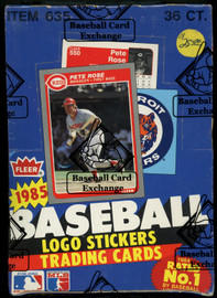 1985 Fleer Baseball Wax Box BBCE Wrapped And Sealed