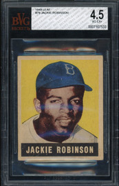 1947 Journal American Brooklyn Dodgers Premium Jackie Robinson RC Year