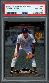 1995 SP Championship Derek Jeter Diamonds In The Rough #20 PSA 8