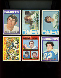 1972 Topps Football Lot of 387 Cards Overall VG-VG/EX