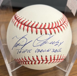 Miguel Cabrera Autographed Baseball - Triple Crown 2012