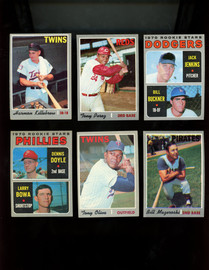 1970 Topps Baseball Lot of 150 Cards Mid Grade