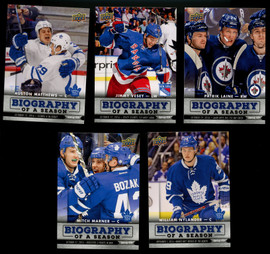 2016/17 Upper Deck Auston Matthews Biography of a Season RC Set (10)