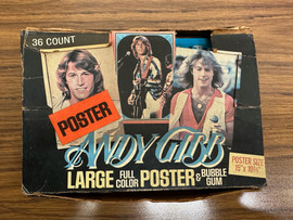 1978 Donruss Andy Gibb 17 Sealed Packs w/ Box