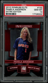 2010 Donruss Elite Extra Edition Pamela Anderson #100 PSA 10
