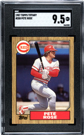 1987 Topps Tiffany Pete Rose #200 SGC 9.5