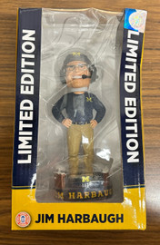 Forever Collectibles Limited Edition Jim Harbaugh Bobblehead w/Glasses