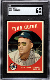 1959 Topps Ryne Duren #485 SGC 6