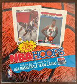1991/92 NBA Hoops Basketball Series 2 Sealed Rack Pack Box