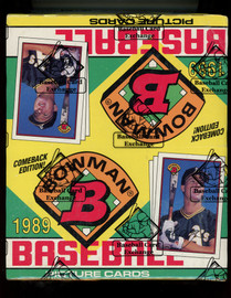 1989 Bowman Baseball Rack Pack Box BBCE Wrapped and Sealed