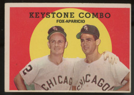 1959 Topps Keystone Combo Fox/Aparicio #408 EX