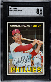 1967 Topps Cookie Rojas #595 SGC 8
