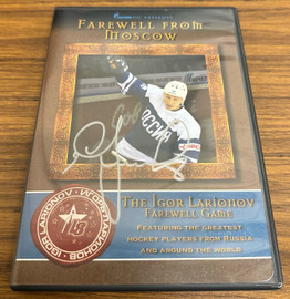 Igor Larionov Signed Autographed Farewell From Moscow DVD JSA AK60756