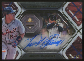 2023 Tribute Miguel Cabrera Triple Game-Used Jersey Green /99 #TR-MC