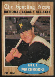 1962 Topps Bill Mazeroski AS #391 EX/MT