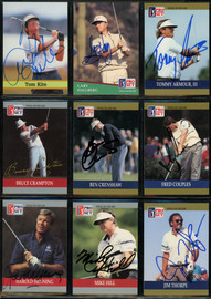 1990-1992 Pro Set Golf Signed Autographed Cards Lot of 43 Price Couples ++